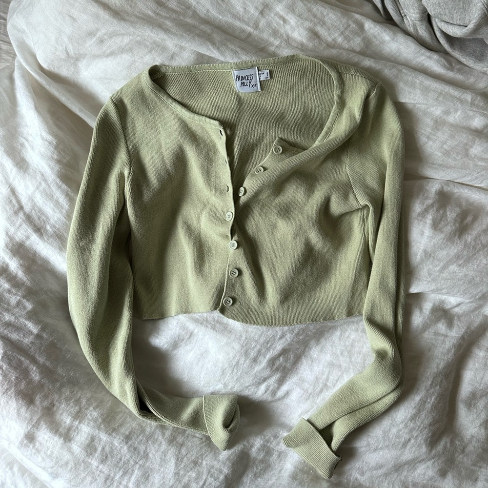 princess polly cropped cardigan